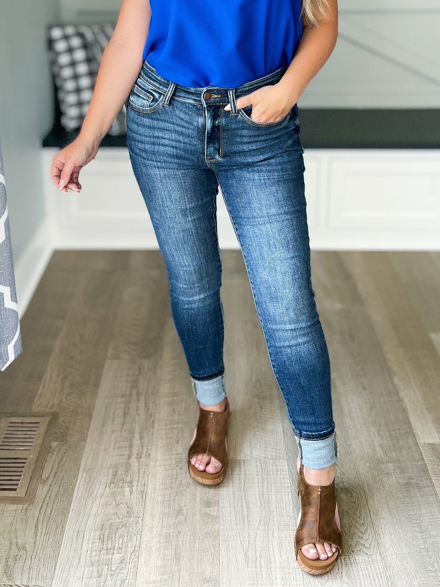 The Queen Of Jeans - Judy Blue Hand Sanded Skinny Jeans