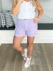 Judy Blue Garment Dyed Lavender Cargo Shorts