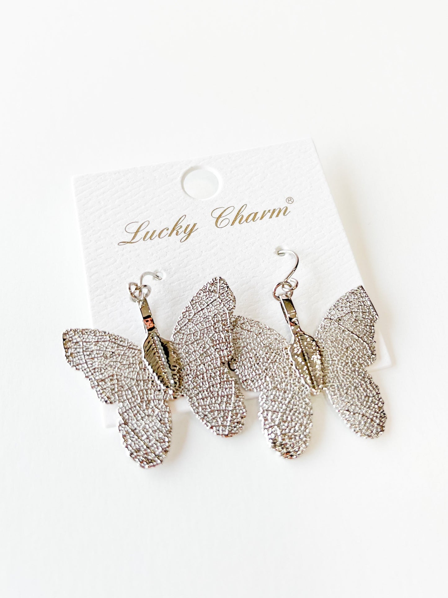 Lucky Charm Butterfly Earrings