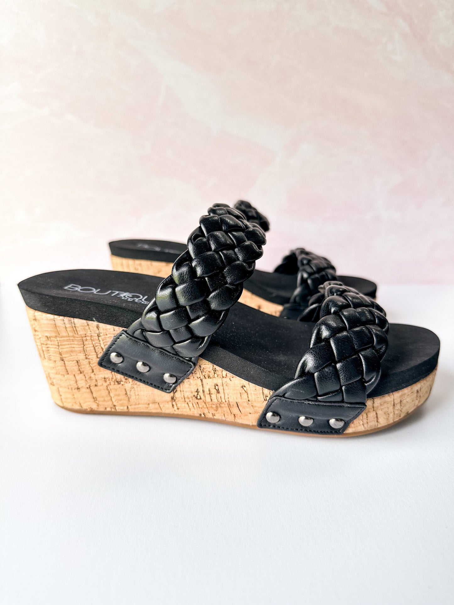 Corky's Delightful Braided Top Wedge