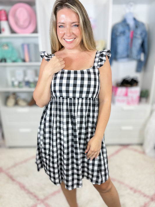 Picnic Date - Gingham Sundress