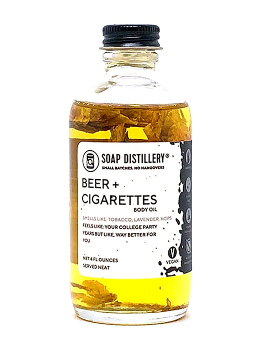 Beer & Cigarettes Body Oil